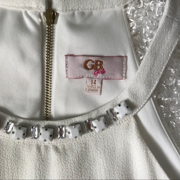 GB girls 14 white and navy romper NWT - Picture 6 of 8